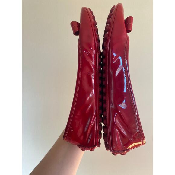 Louis Vuitton Red Patent Flats 38.5/8.5 US - Picture 10 of 10
